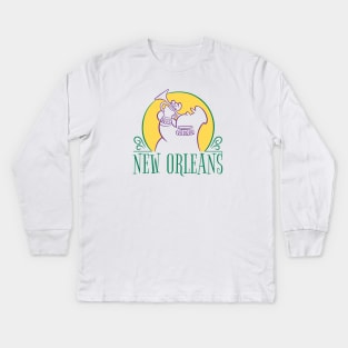 New Orleans Jazz Music Kids Long Sleeve T-Shirt